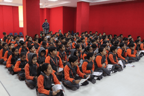 Health Talk By Dr. Shivam Vatsal at SRS International School