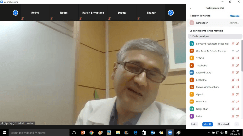 Webinar by Dr. Aashish on Let's Adopt a New Normal of Life
