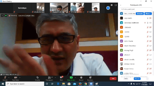 Webinar by Dr. Aashish on Living with Corona