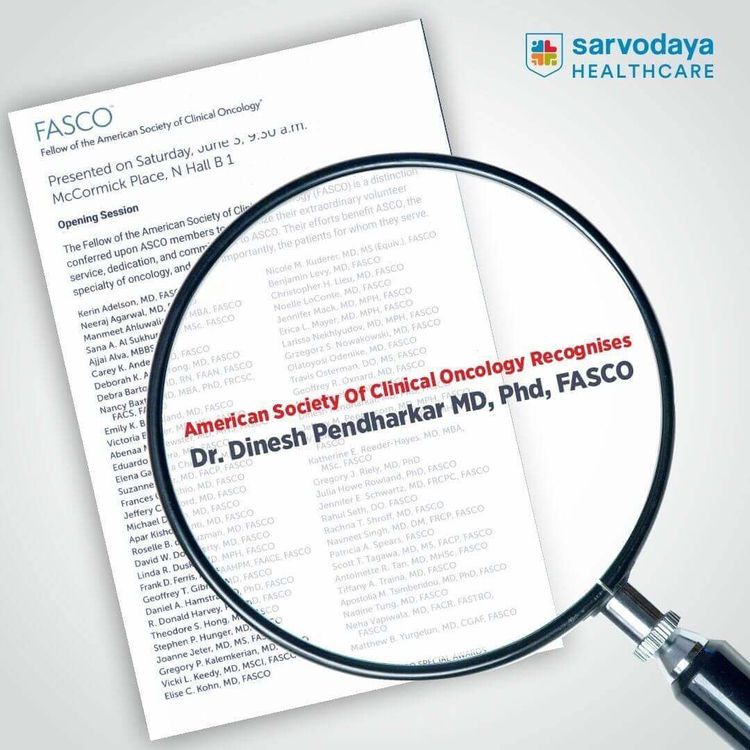  Dr. Dinesh Recognised by ASCO