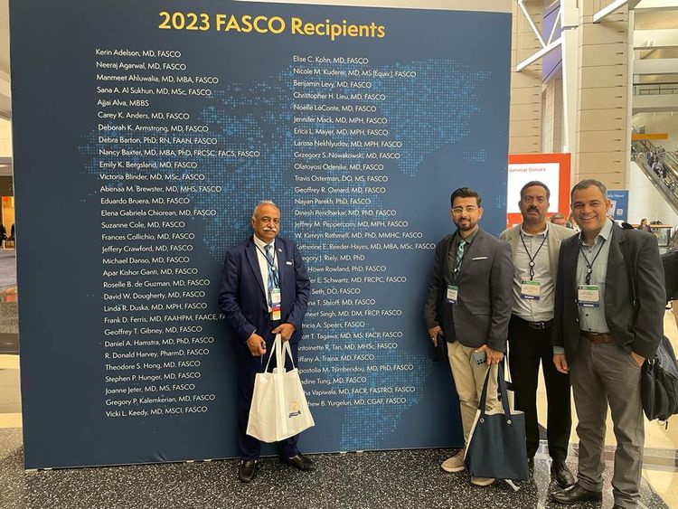  Dr. Dinesh Recognised by ASCO