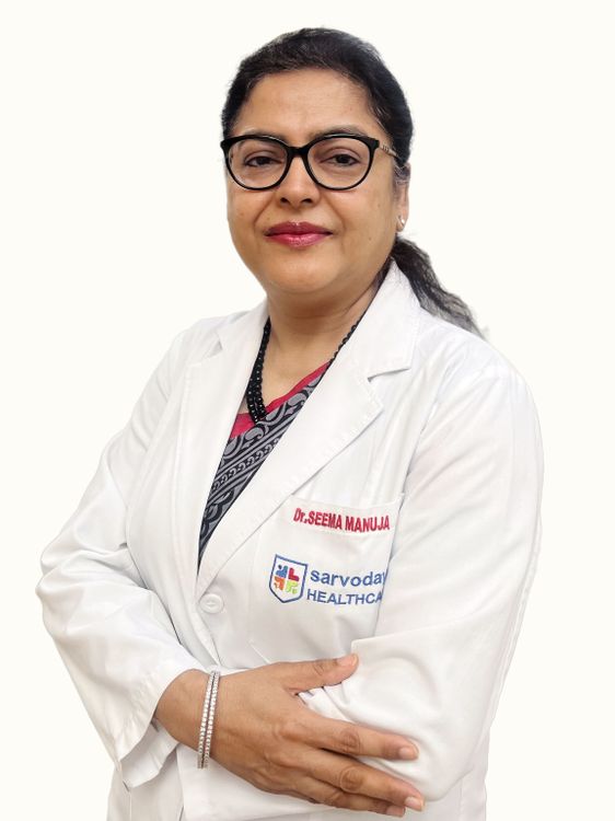 Dr. Seema Manuja | Obstetrics & Gynaecology,Robotic Gynecologic Surgery,Institute of Robotic Surgery | Sarvodaya Hospital