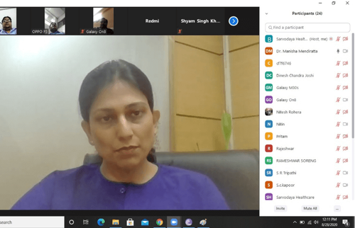 Webinar by Dr. Manisha on lets adopt a New Normal of life