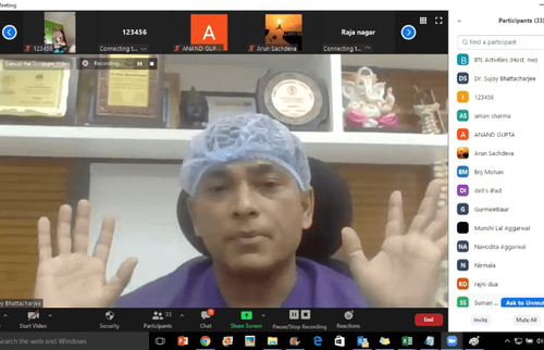 Webinar by Dr. Sujoy on Stay Fit from Joint Pain