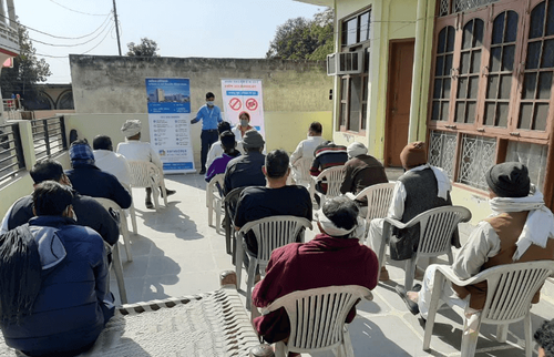 Tobacco Cessation Awareness Program in village Manjhawli
