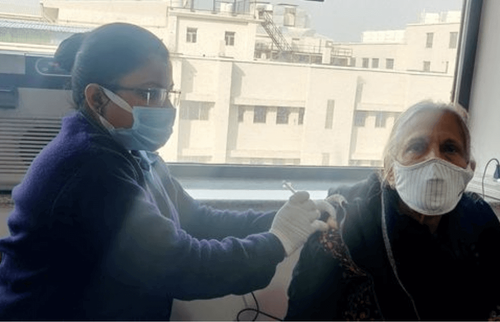 Booster Dose Begins for 60 Yrs and Above