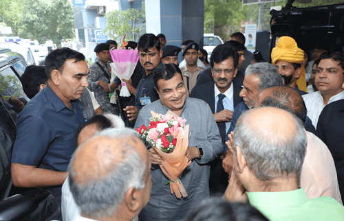 Inauguration of Mother and Child Block by Shri Nitin Gadkari Ji