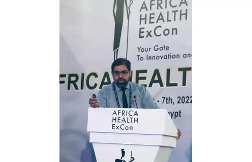 Dr. Tanuj Paul Bhatia at Arab Association of Urology meeting at Cairo, Egypt