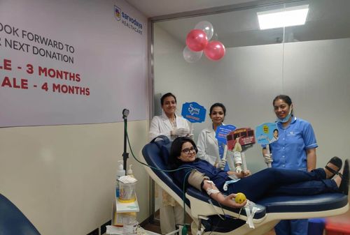 13 June Blood Donation Drive Sarvodaya Healthcare