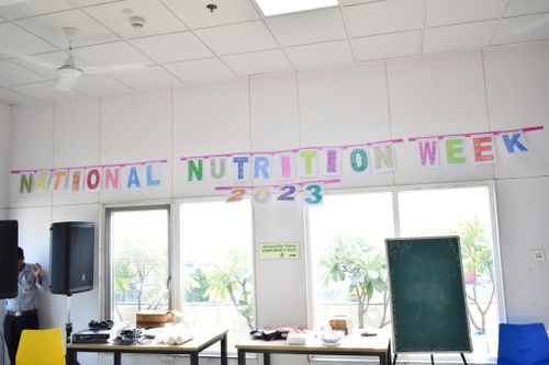 Celebrating Nutrition Week at Sarvodaya Hospital, Sec - 8, Faridabad