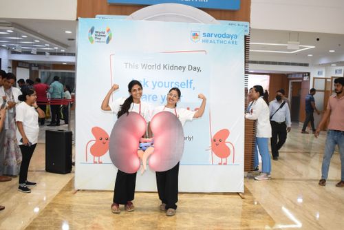 World Kidney Day at Sarvodaya Hospital, Sec 8