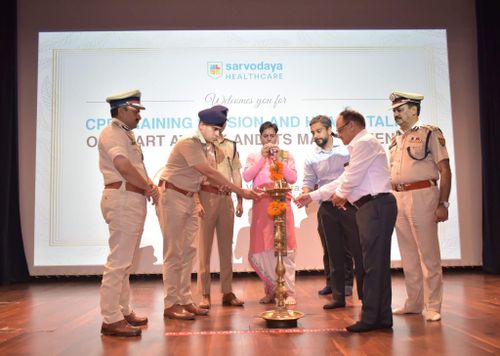 Sarvodaya Hospital's Life-Saving CPR Training